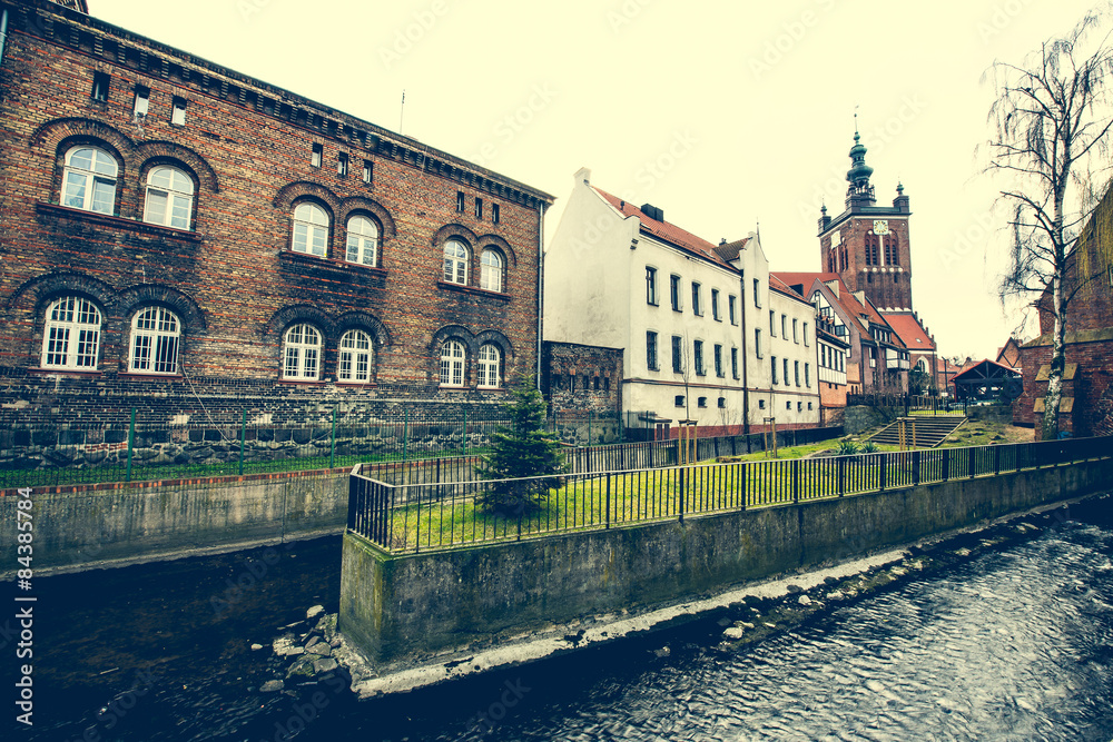 houses in cener of Gdansk