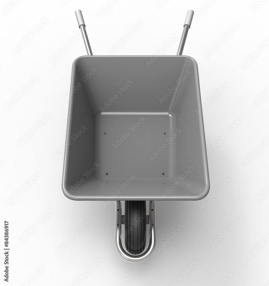 wheel barrow isolated on a white back ground wheel barrow isolated on a white back ground