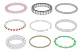 cartoon image of bracelets (jewels)