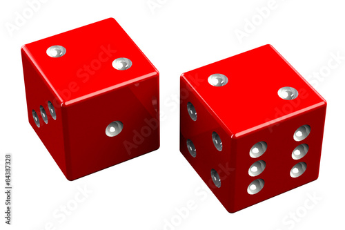 Pair of dice - Hard Four