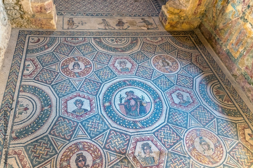 Fototapeta premium Villa romaine du Casale,Piazza Armerina,Sicile.