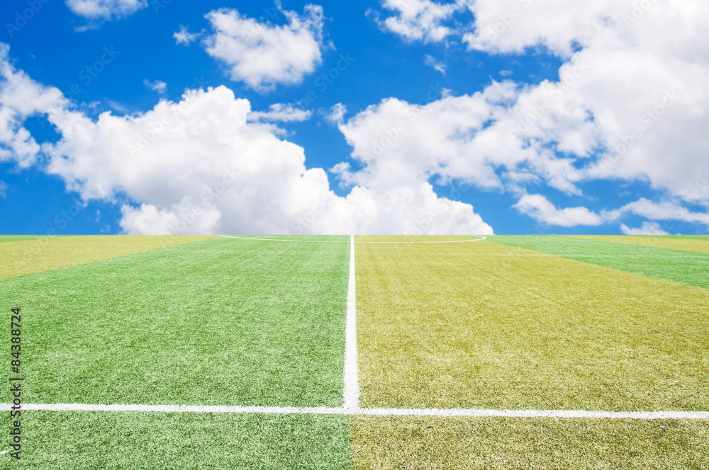 Obraz premium soccer field