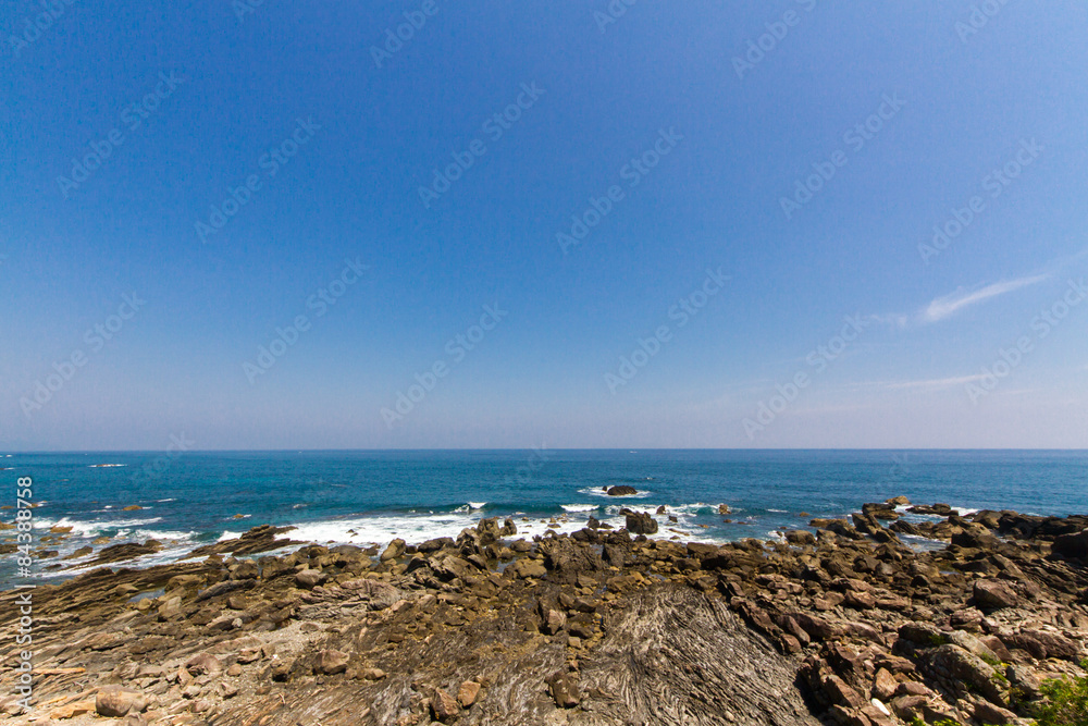 白浜海岸の風景