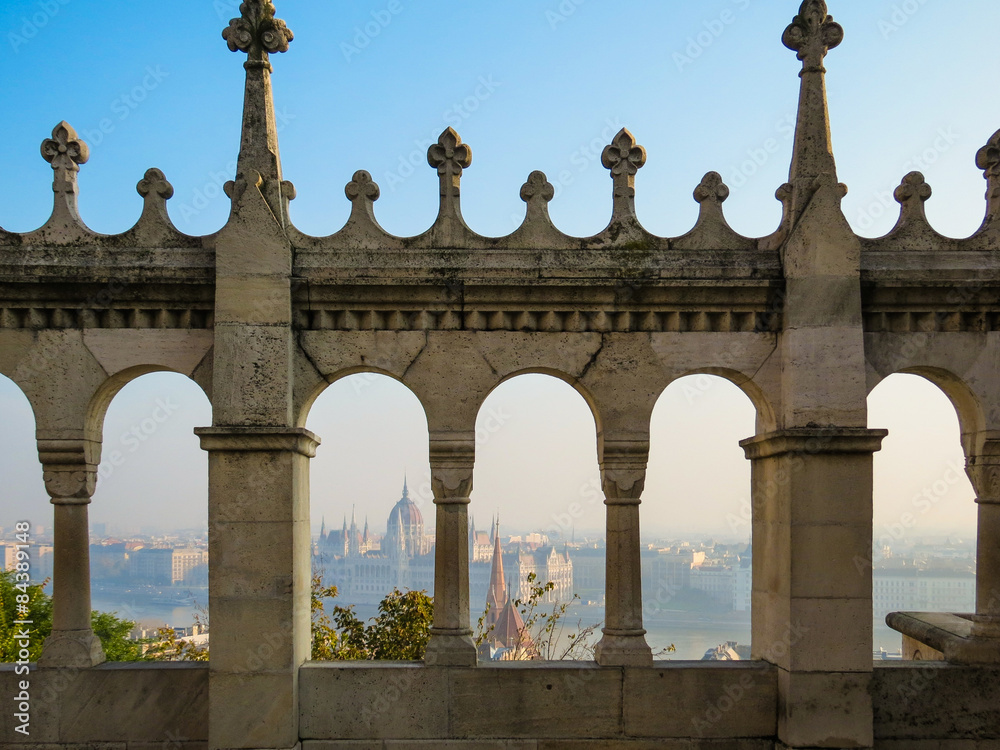 Fototapeta premium Scenic view of the Budapest, Hungary