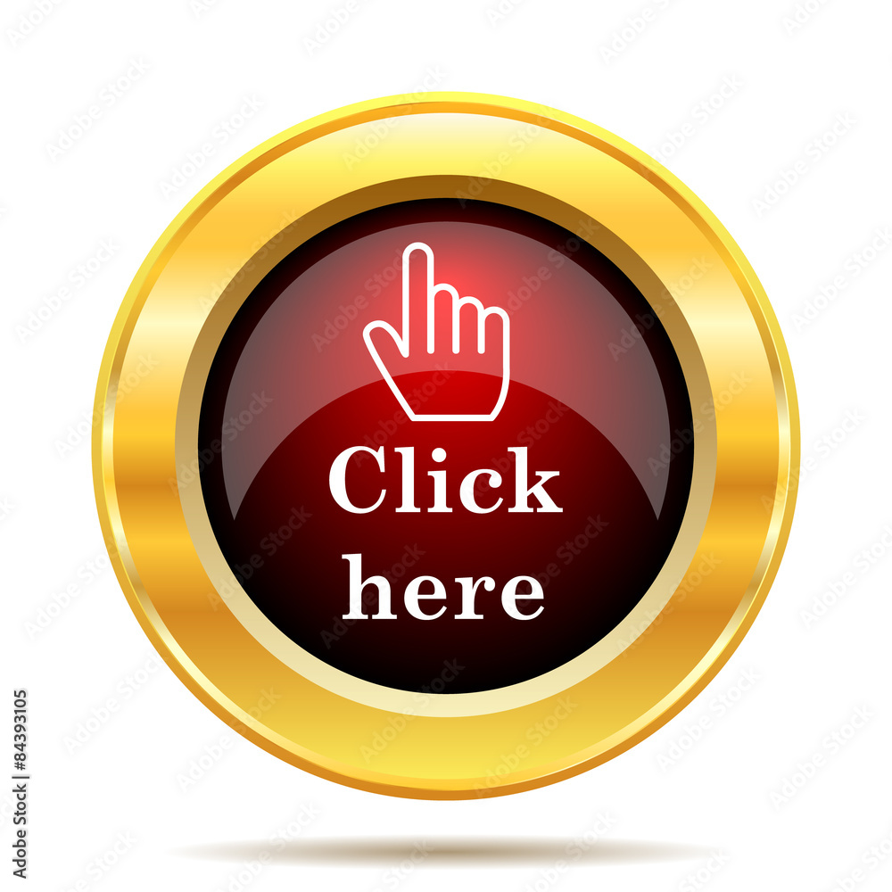 Click here icon