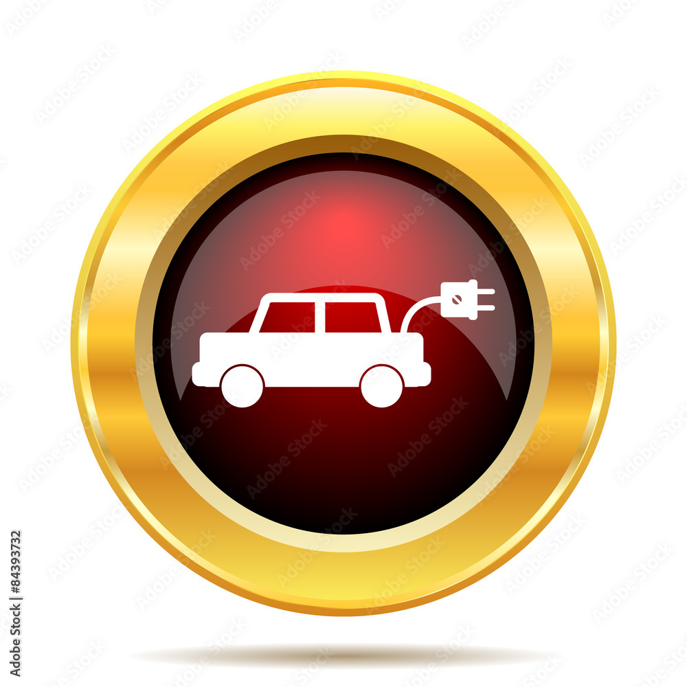 Electric car icon