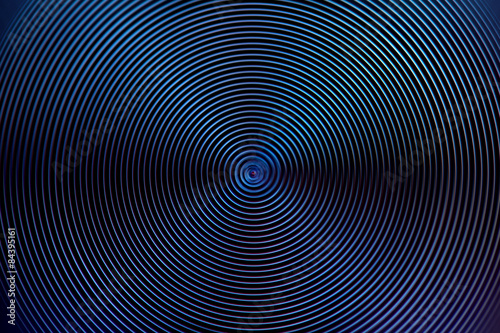 Blue rings motion effect background