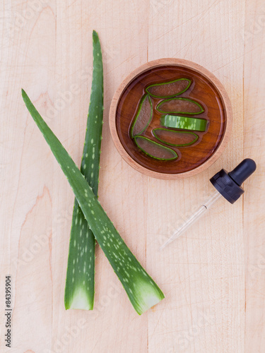Aloevera - Natural Spas Ingredients for skin care. photo