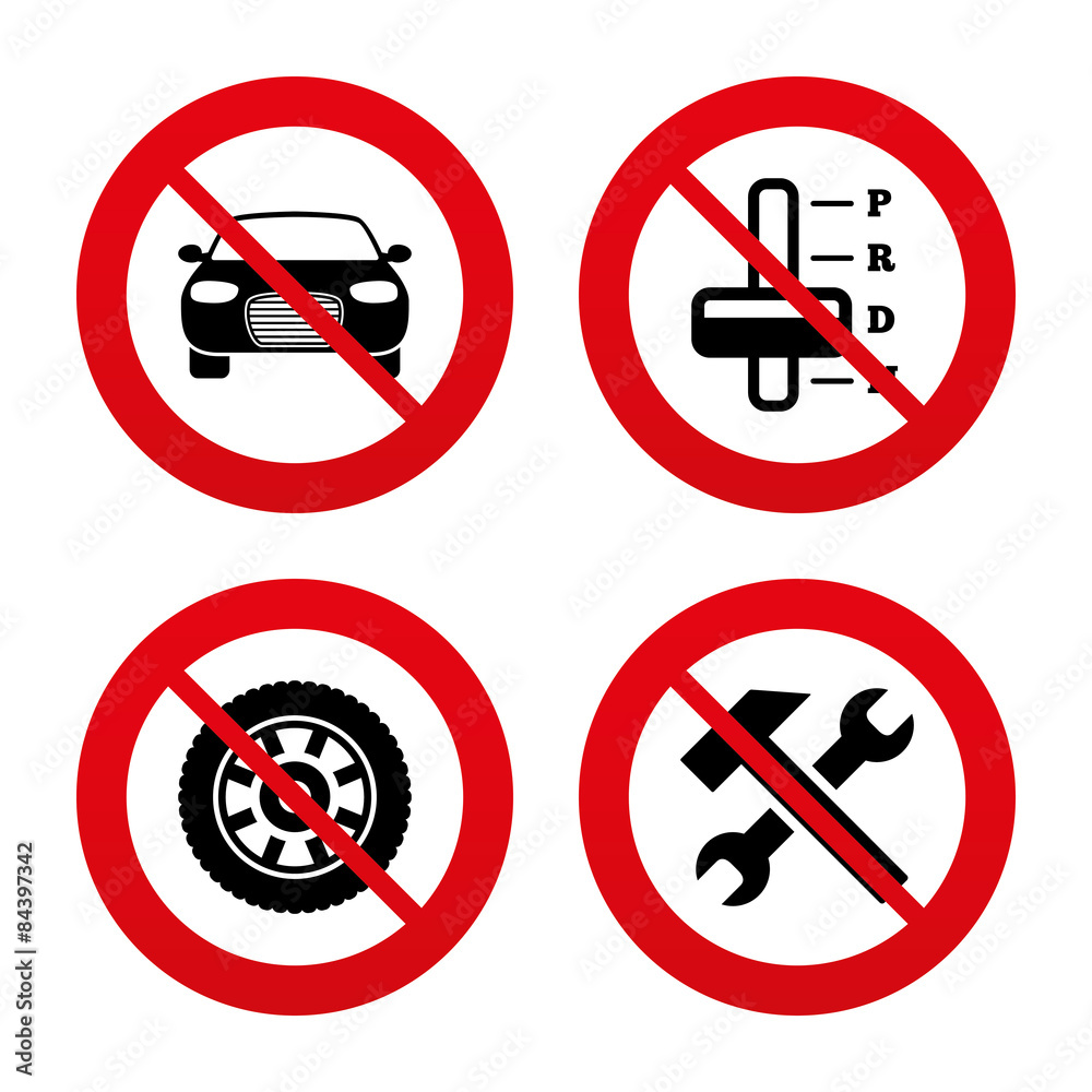 Transport icons. Tachometer and repair tool. Transport icons. Tachometer and repair tool.
