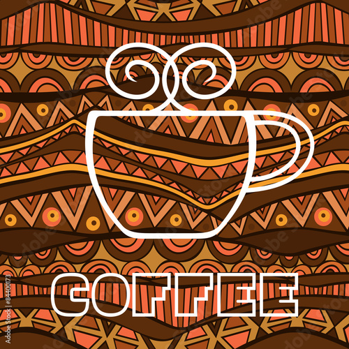 African Coffee Poster