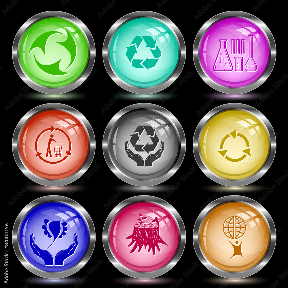 recycle symbol, chemical test tubes, recycling bin, protection n recycle symbol, chemical test tubes, recycling bin, protection n
