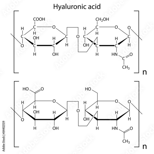 Structure of hyaluronic acid