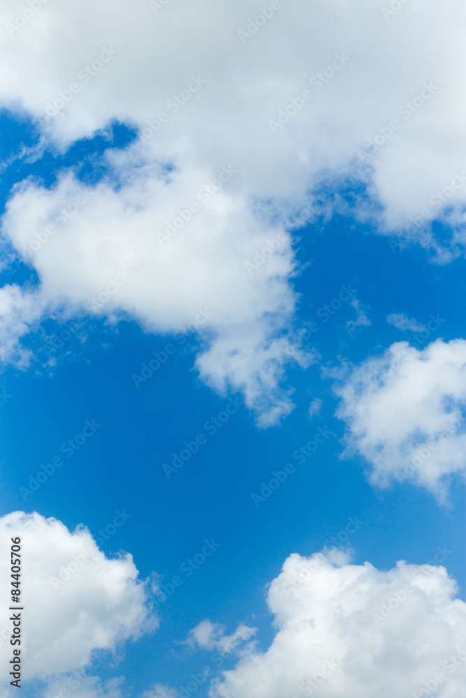 Fototapeta premium beautiful clouds on a blue sky