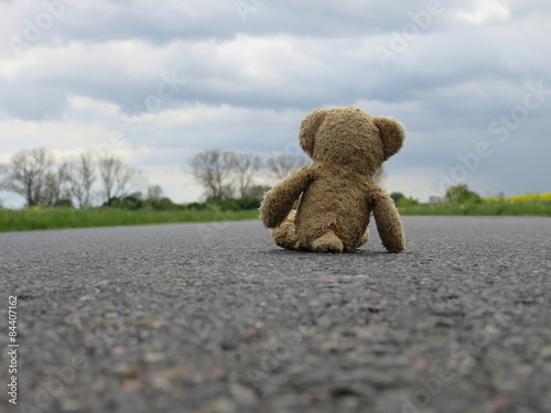 Allein auf dem Weg