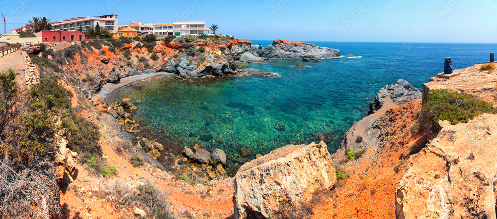 Coastline of Costa Calida in Murcia region, Spain