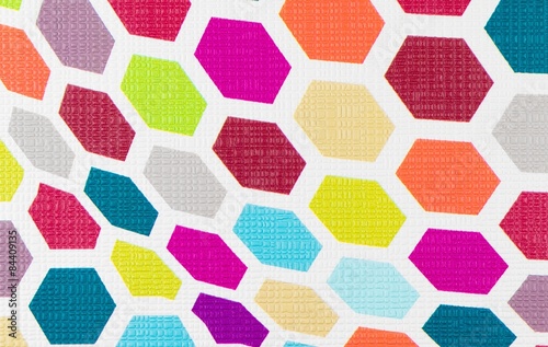 colorful hexagon background texture