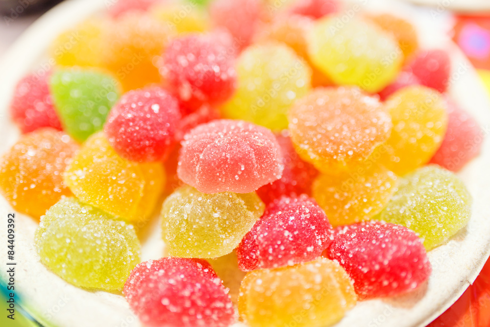 Different colorful candies, close up photo, small dof Different colorful candies, close up photo, small dof