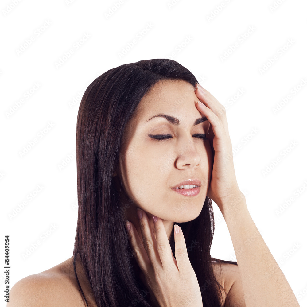 Beauty portrait of young caucasian woman Beauty portrait of young caucasian woman