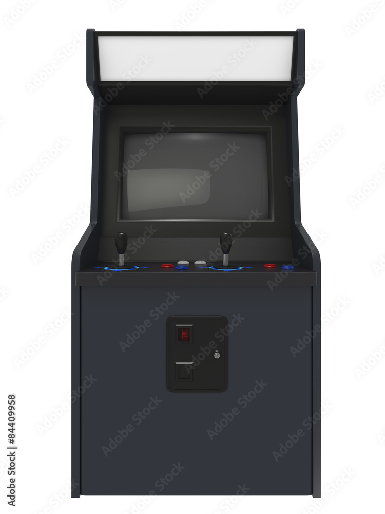 Arcade Machine Front View Arcade Machine Front View