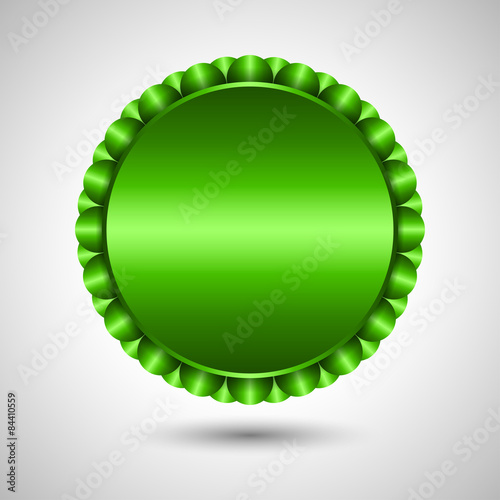 Abstract scale frame or button. Editable vector. Eps 10