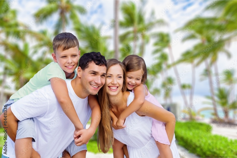 Fototapeta premium Beach, holidays, fun.