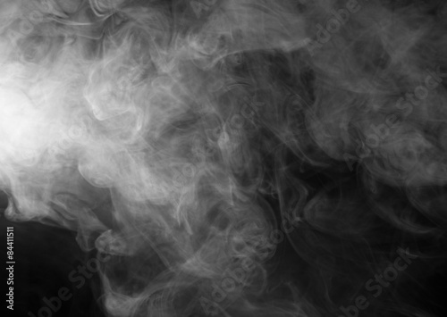 B&w abstract smoke
