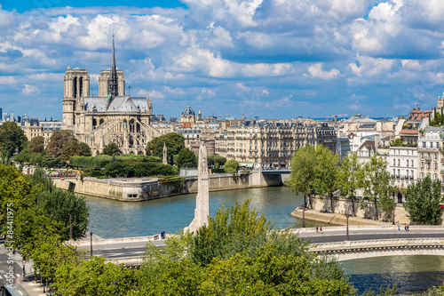 Seine and Notre Dame de Paris