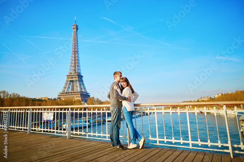 Young loving couple in Paris © Ekaterina Pokrovsky