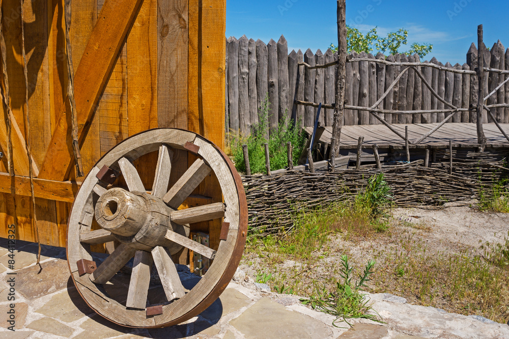 Fototapeta premium wagon wheel