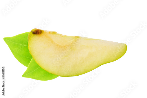 cut pear isolated on white background diet vitamin breakfast lunch dinner home kitchen organic health eco low weight