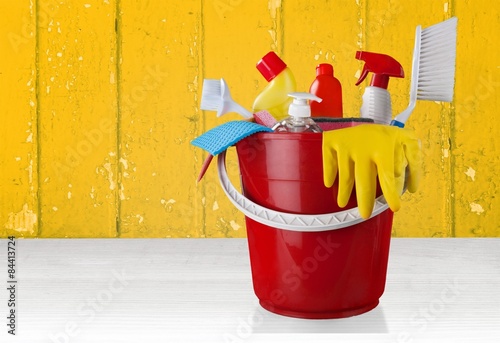 Cleaning, Cleaning Product, Bucket.