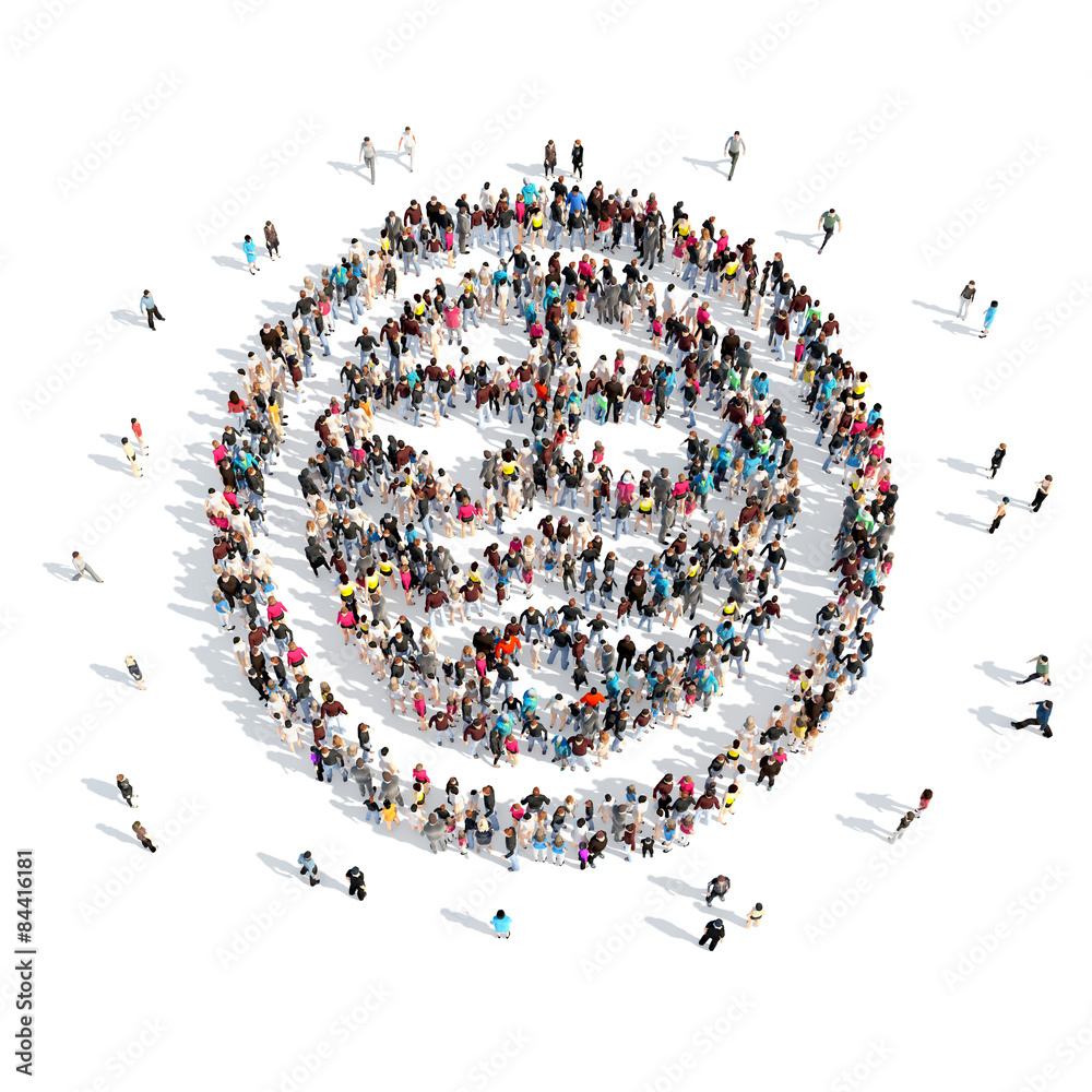people in the shape of abstract symbols. people in the shape of abstract symbols.