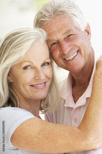 Portrait Of Romantic Senior Couple