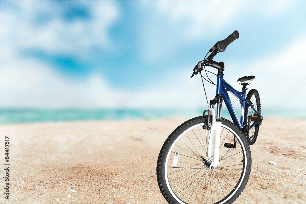 Fototapeta premium Bicycle, Mountain Bike, Isolated.