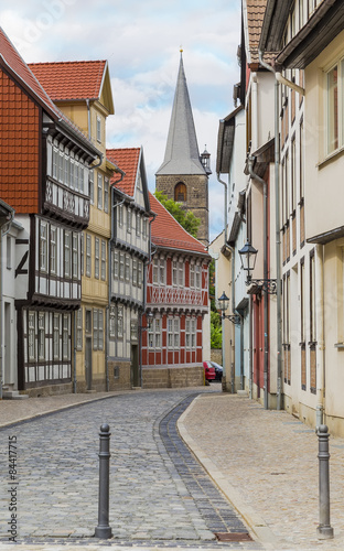 Street with old houses © stavrida