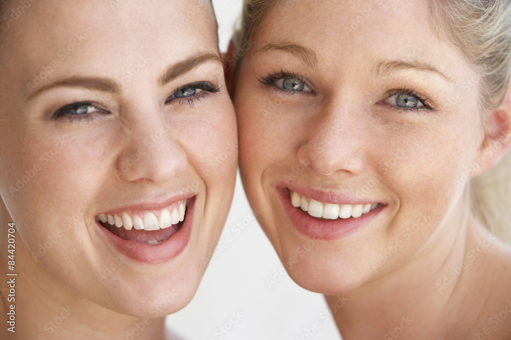 Portrait Of Two Young Women Portrait Of Two Young Women