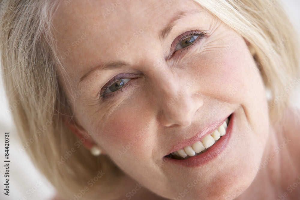 Portrait Of Smiling Senior Woman Portrait Of Smiling Senior Woman