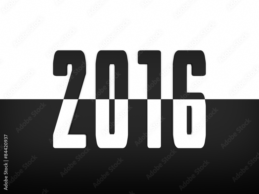 Fototapeta premium New Year 2016