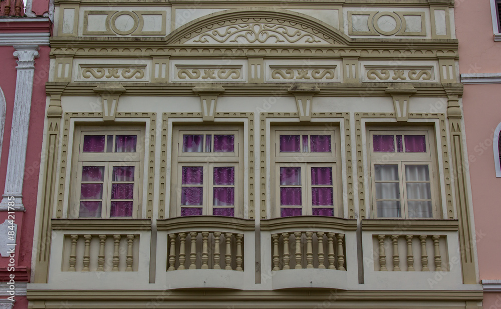 Fototapeta premium Fachada de construção antiga