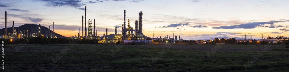 Oil refinery factory Oil refinery factory