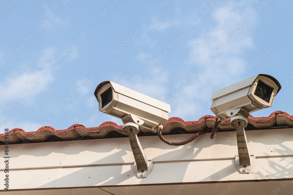 Obraz premium Security Camera or CCTV