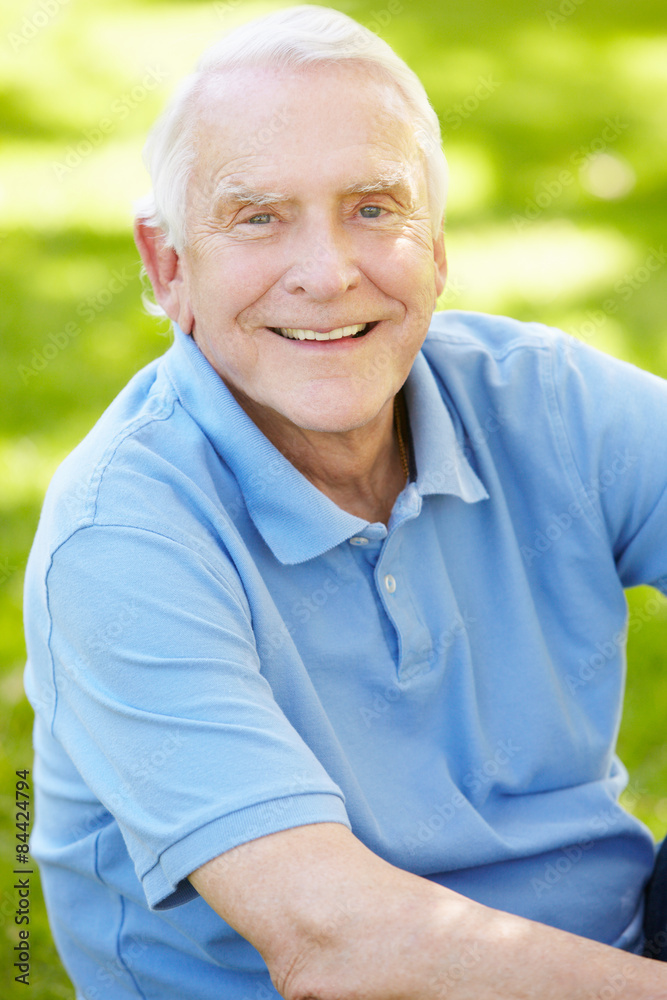 Senior man outdoors Senior man outdoors