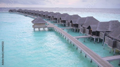 Aerial view of beautiful Maldives
