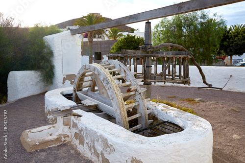 Almeria Cabo de Gata watermill Pozo de los Frailes photo
