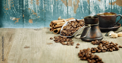 Fototapeta Coffee composition