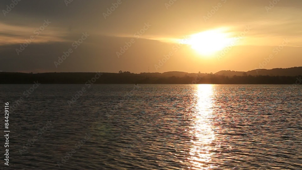 Sunset and rivers Sunset and rivers