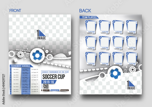 Football Competition Flyer & Poster Template.