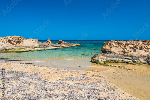 Malia beach, Crete island, Greece