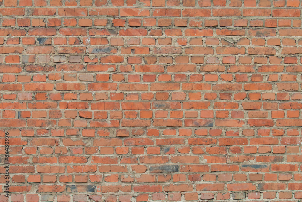 Naklejka premium old vintage brick wall