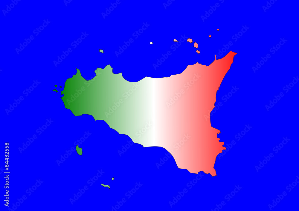 Obraz premium regione sicilia